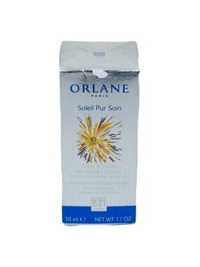 Orlane Soleil Pur Soin Anti-Wrinkle Sun Cream For The Face 10 SPF - 1.7oz/50ml